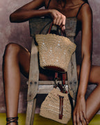 LEONIE RAFFIA BAG
